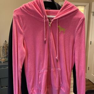 Pink zip up jacket